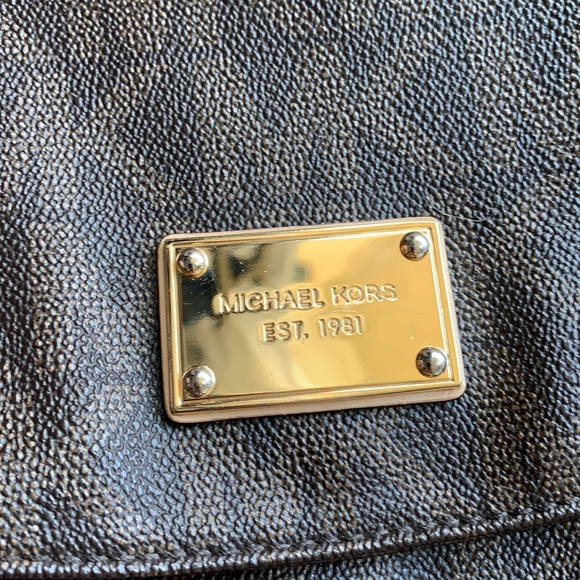 Michael Kors | brown MK Satchel Crossbody Bag - Picture 10 of 16